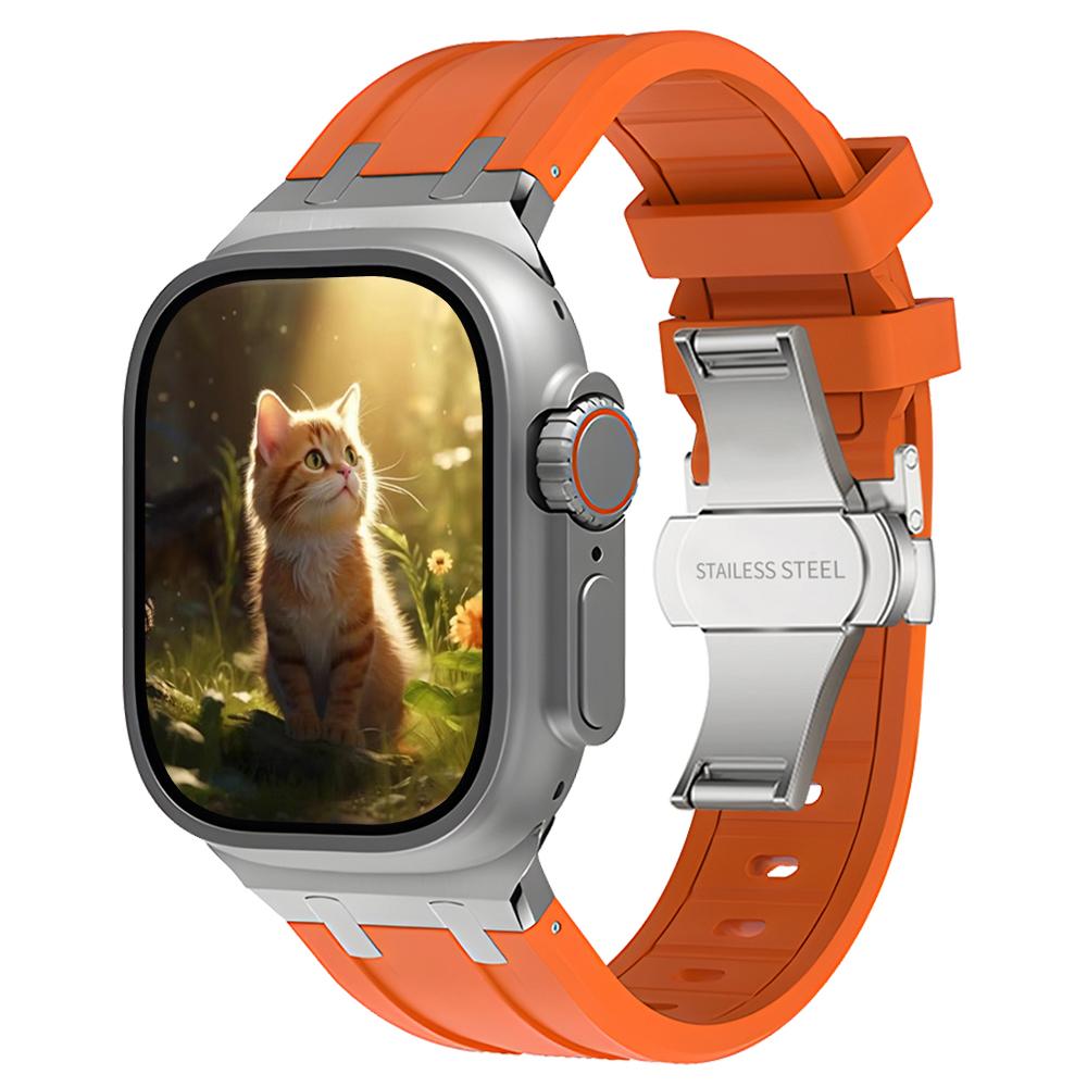 

Sport Silicone Strap for Apple Watch Ultra 3 2 49mm Series 11 10 46mm Bracelet for Iwatch Series 9 8 7 6 5 SE 3 44mm 45mm Band 49mm 46mm 45mm 44mm