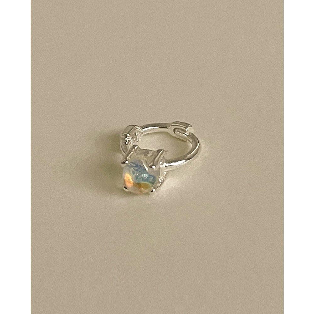 [4Xtyle] [925 Silver] Aqua Earrings E 110