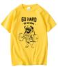 Cotton Blend Casual Pug Life Unisexs T Shirts Fashion Go Home or Go Hard Unisex Tshirt Tops Unisex Loose Male Tshirt Casual Summer Tshirt