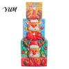 Reusable Holiday Display Sets 3Pcs Christmas Stackable Gift Box, Layered Cube Plastic Boxes with Santa Small Trinket Organizer Snowman Reindeer,