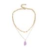 Necklace for Women Jewelry Ins Double Layer Heart Vintage Necklace Female Necklace Chain Beautiful Elegant Necklace for Her