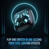 ONIKUMA T1 TWS Wireless Gaming Headphones, Headphones with RGB Touch Control, Four Light Modes, Dual Microphone, ENC Call Noise Cancellation