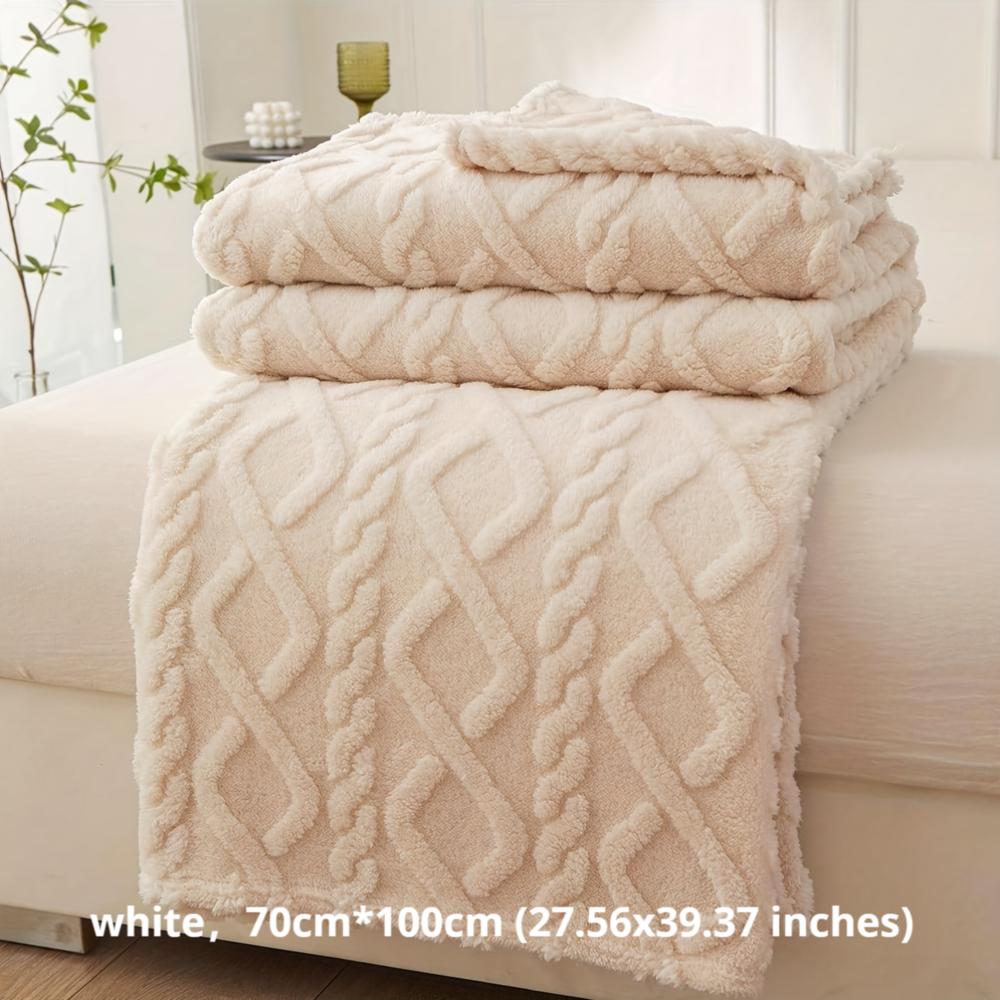 Jacquard Taft Fleece Blanket Coral Fleece Blanket Sofa Blanket Office Blanket Cross-border Blanket Pet Blanket