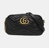 [Pre-Owned] Gucci GG Marmont Small Matelassé Shoulder Bag 'Black' - Good #H3A6KG