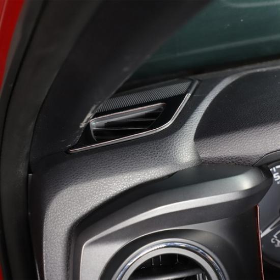 Piano Black Center Dashboard AirVent Outlet Trim Sticker For Toyota Tacoma 16-22