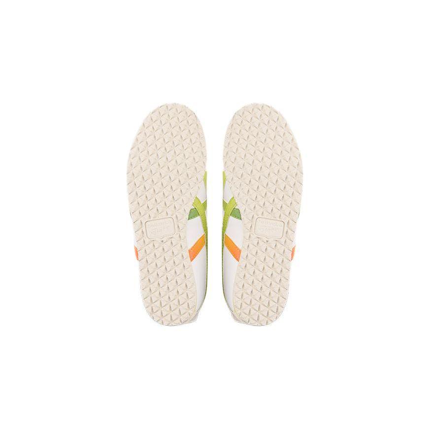 Onitsuka Tiger Mexico 66 Non-Slip Durable Low-Top Casual Shoes Kids sneaker White Green 1184A217-101