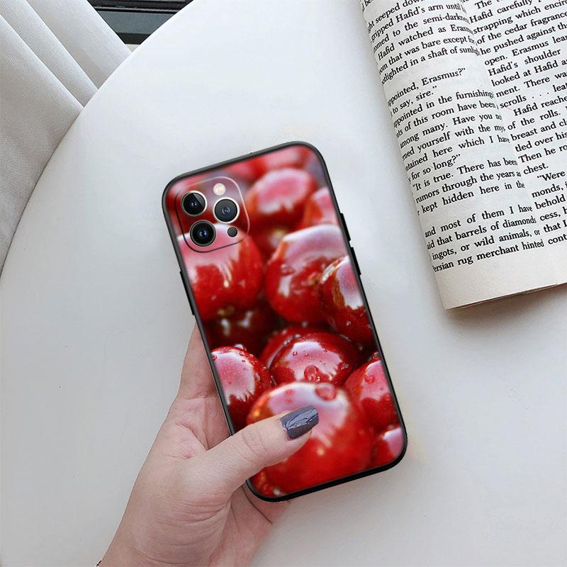Cherry summer fruit New High-End Cover Phone Case for iPhone SE XS XR 17 16E 12 11 Pro Max Mini Air