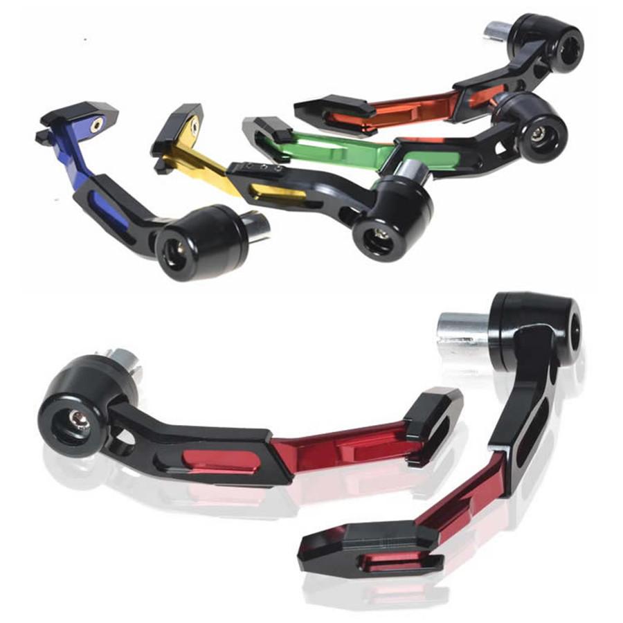 Left+Right Aluminum 22mm Motorcycle Handlebar Protector Brake Clutch Lever Guard