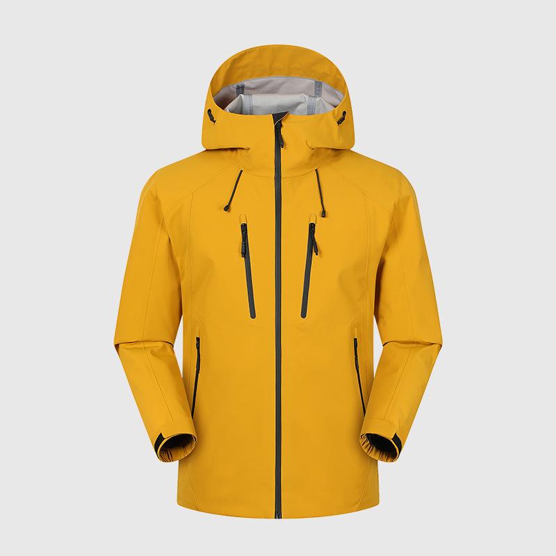 National Standard First-class Jacket Men's and Women's Outdoor Functional Waterproof Jacket Couple Spring and Autumn Windproof Hooded Jacket