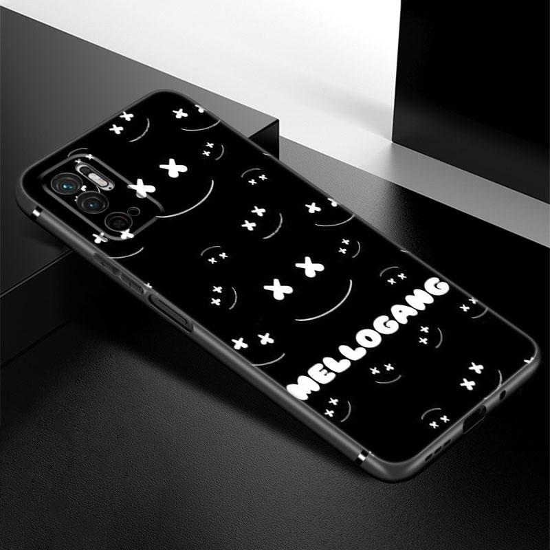 DJ Marshmallow Phone Case For Xiaomi Redmi Note 7 8 9 10 Lite 11 11E 11T 12 Pro 11S 4G 10T 5G 8T 9S 10S Soft TPU Black Cover