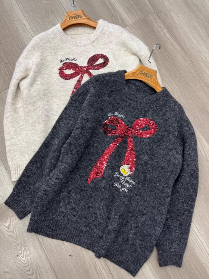 2025 Winter Women's Red Christmas Pullover Sweater: Stylish, Warm, and Thick Knitwear Top