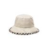 Daks Ivory Check Bicolor Cotton Linen Bucket Hat Dbhe3e123i2