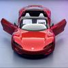 1:24 Tesla Roadster Super Car Alloy Car Model Wheel Steering Sound Light Collectibles Toy Birthday Gift C147