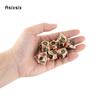 7 Pcs Copper Green Meteor Hammer Metal Dice Solid Metal Polyhedral Dice Set Suitable For Role-Playing Dice PropBoard Game Gift
