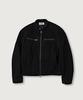 MOOD INSIDE Raw Line Cotton Biker Jacket_Black