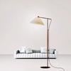 Zen Retro Solid Wood Floor Lamp for Living Room, Tea Room, Study & Bedside.