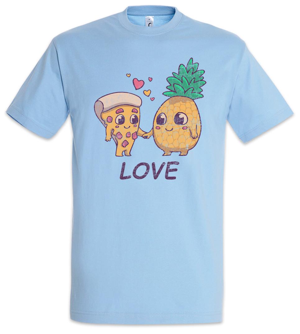 Pizza Pineapple Love T-Shirt Mens Womens Tees Top Pizzeria Addiction Fun Maker Hawaii Cheese XL