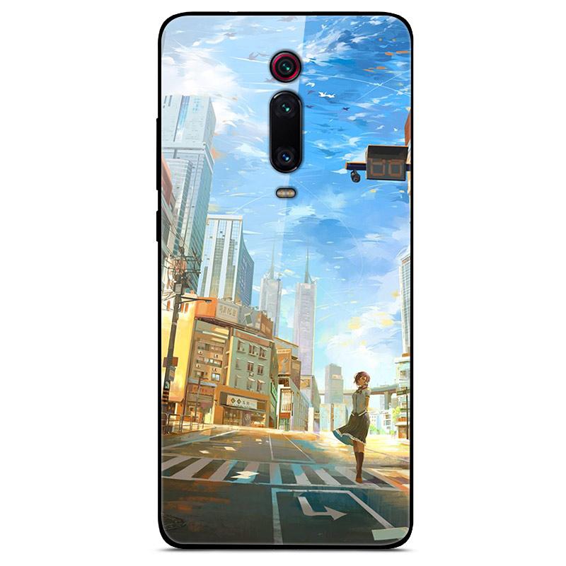 

For Xiaomi Mi 9T Case 9TPro Luxury Tempered Glass Hard Back Cover For Xiaomi Mi 9T Phone Case Fundas Bumper For Xiaomi MI 9T Pro Mi 9 Lite