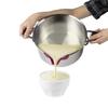 Pot Funnel, Silicone, Black, Temperature Resistant