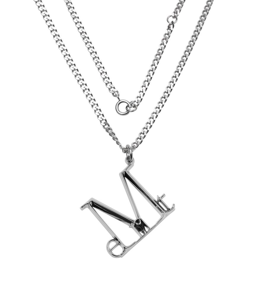 Mucent Lumet Metal Logo Necklace Unisex