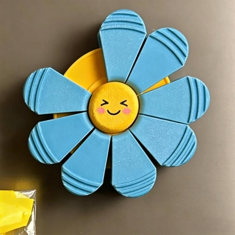 Decorative Flower Shaped Magnetic Clip For Organizing Papers Photos And Note Kitchen Organization Tool