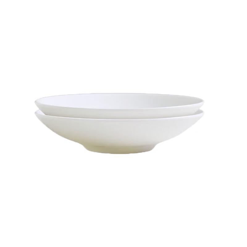 

Jingdezhen Pure White Round Deep Plates