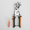 Power-Assisted Leather Hole Punch Pliers - Oval & Full Circle Effort-Saving Design