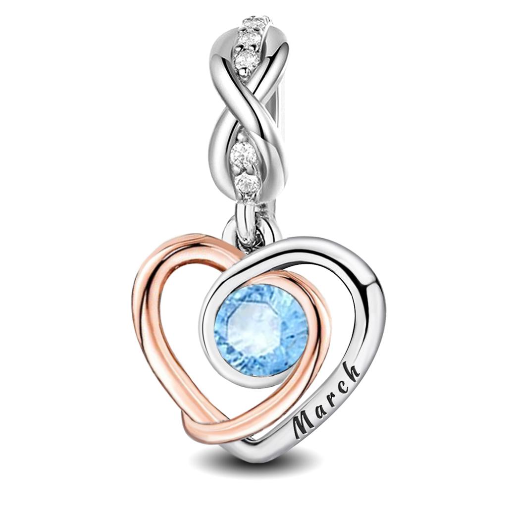 Copper Sweet Romantic Love Heart Month Pendant Fit Diy Bracelet Bangle Making Gift Of Fashion High Quality Jewelry