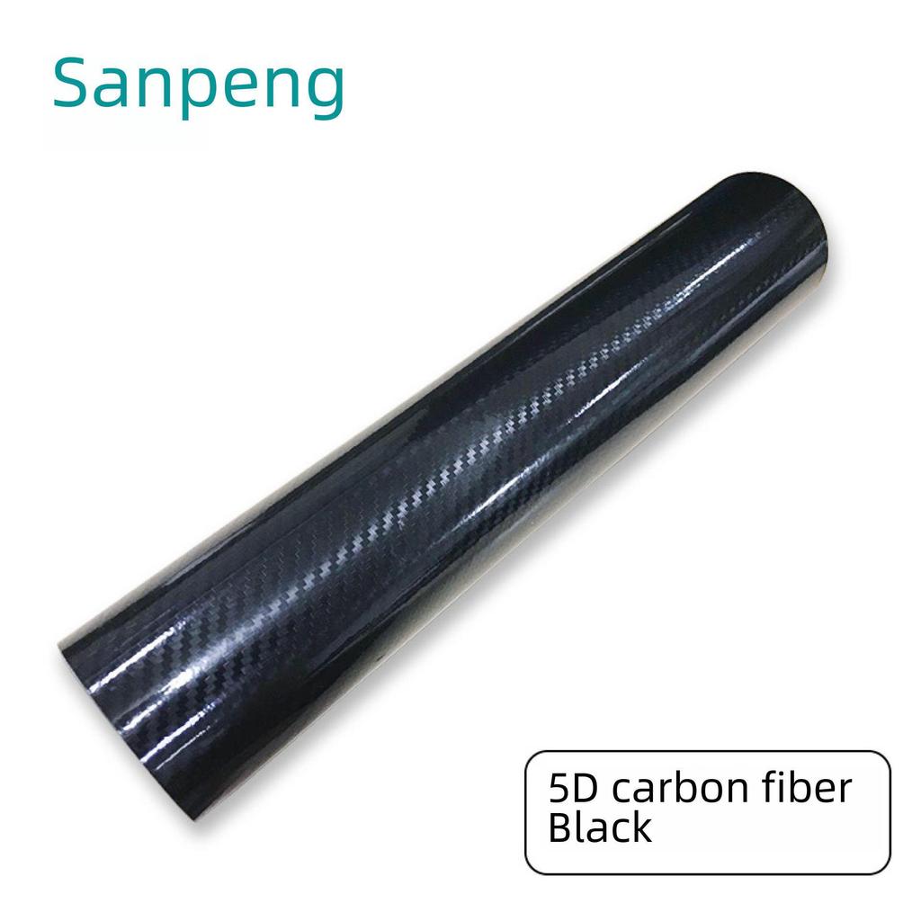 Sanpeng Carbonfaser-Aufkleber – 5D/6D/7D Hochglanz-Finish für den Innen- und Außenbereich des Autos.