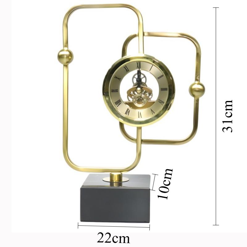 

Modern Table Clock Nordic Desk Clock Luxury Desktop Clocks Large Tabletop Watch Room Design Interior Accessories Home Decoration