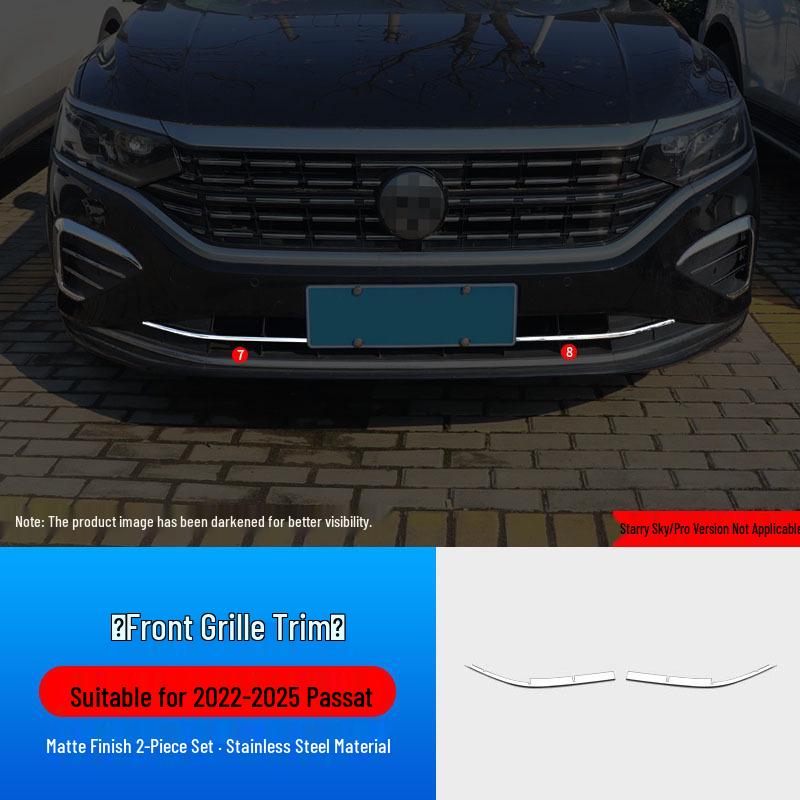 Volkswagen Passat Fog Light Frame Decorative Grille Trim Strip