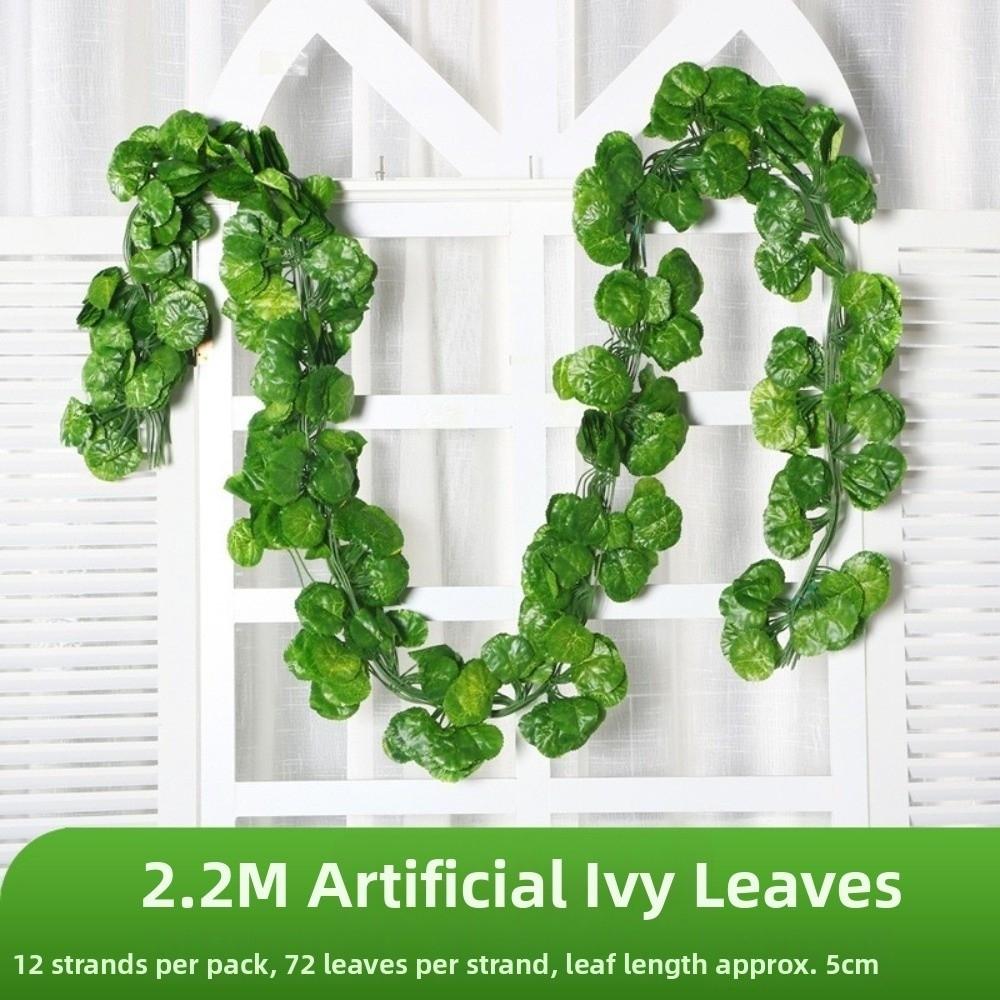 Lifelike Appearance Faux Hanging Plants Plastic Artificial Ivy Garlan Home Wall Decor