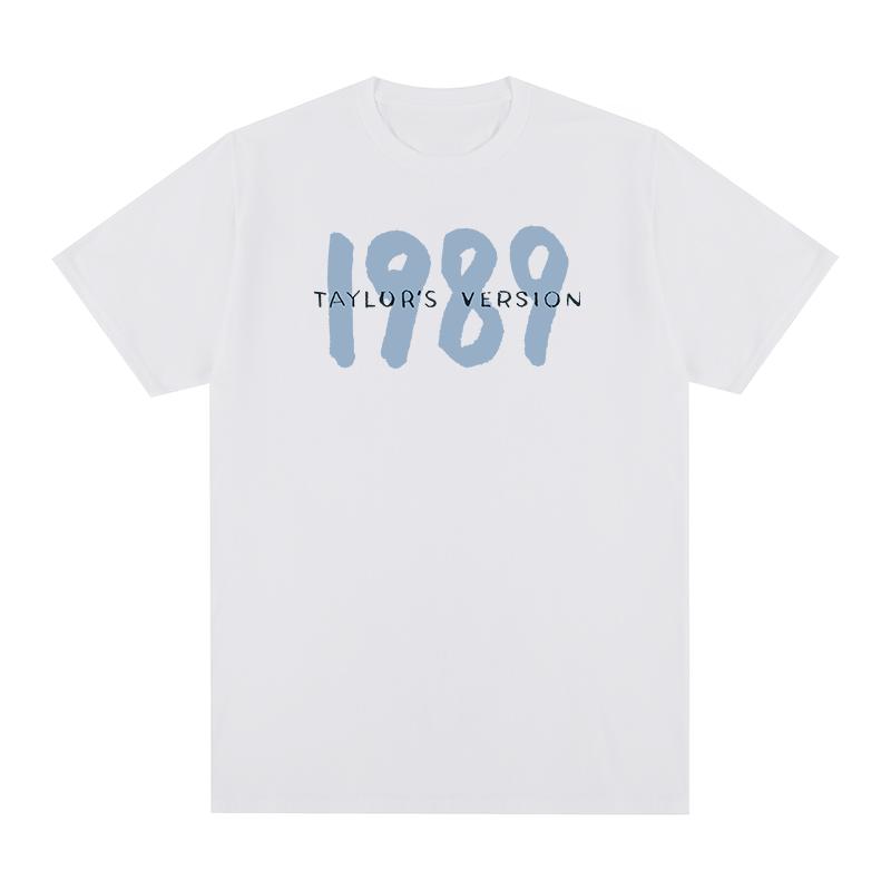 

Taylor 1989 Vintage Tshirt Gift Fans Music Concert Harajuku Cotton Men T shirt New Tee Tshirt Womens Tops S