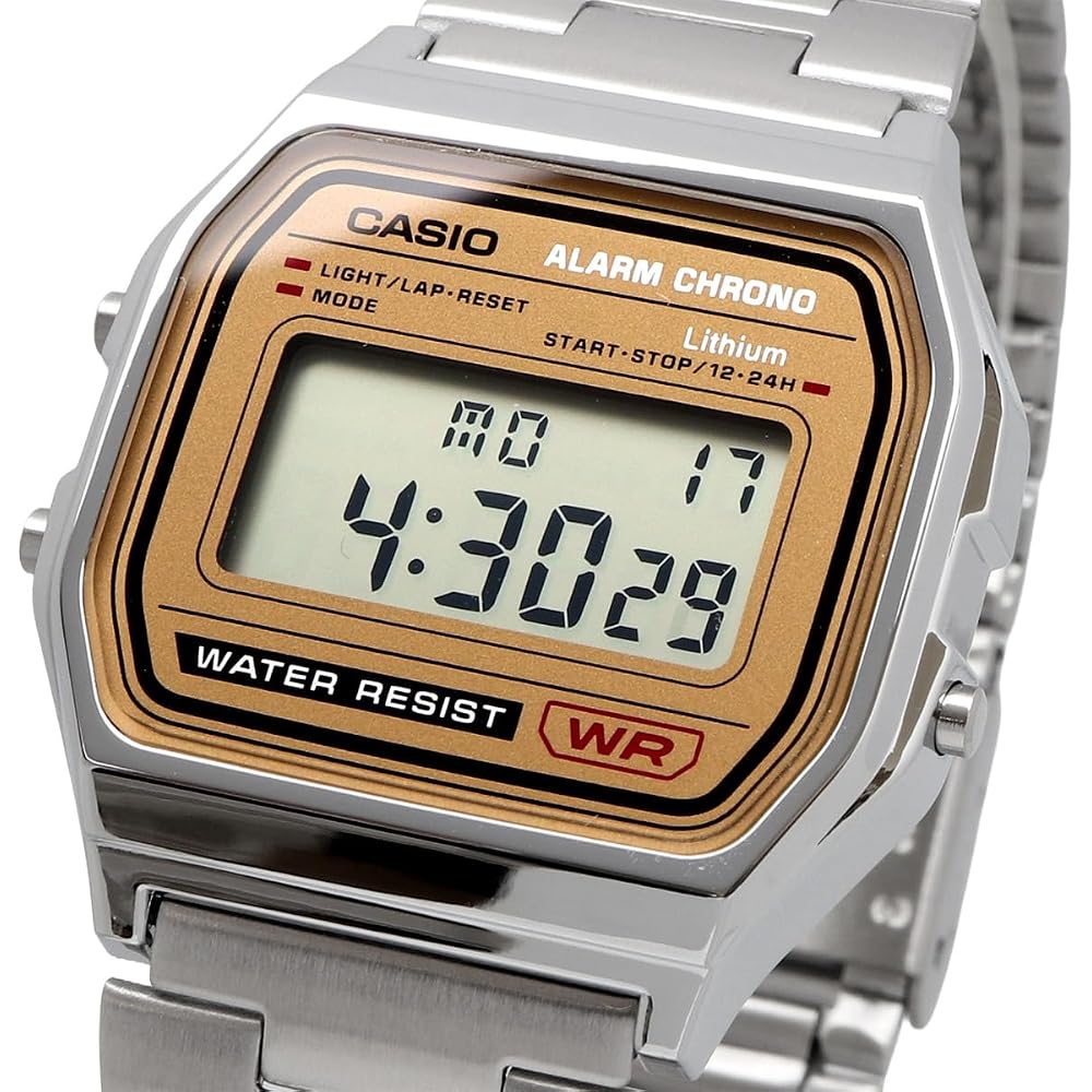 [Casio] CASIO Digital Watch Vintage Series A158WEA-7 Metal Band Unisex Silver Overseas Model [Par...