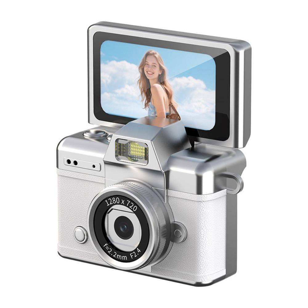 1.47 Inch Screen Retro CCD Mini Digital Camera HD 1080P Flip Screen Camera Children Gift белый