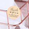 500Pcs/Roll Handmade Thank You Stickers Paper Label  Round Stationery Decor