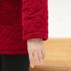 Winter Warm Corduroy Cotton Jacket Women Hooded Solid Temperament Tops Middle Age Mom