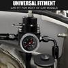 Adjustable Fuel Pressure Regulator Kit Oil 0-100psi Gauge -6AN Black