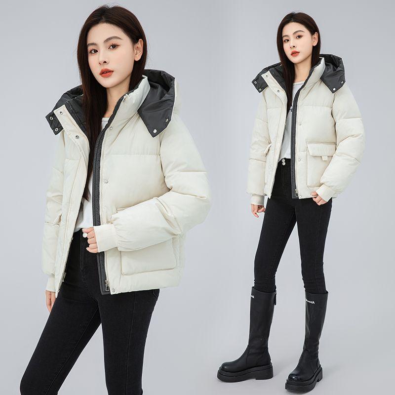 Winter Sweet Loose Cotton Jacket Korean Thickened Hooded Short Fashion Coat