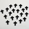 40Pcs Acrylic White Black Cross Beads For Jewelry Making Diy Handmade Necklace Bracelet Key Chain Accessories