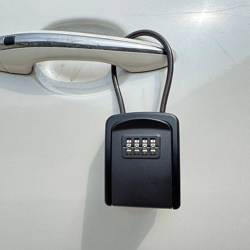 Металлический настенный запираемый ящик для ключей с кодом - Декор для дома, шкафчик для ключей