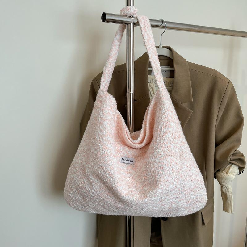 New Fashion Flower Women's Bag Casual Large Capacity Shoulder Crossbody Bag Fresh Tote Travel Bag