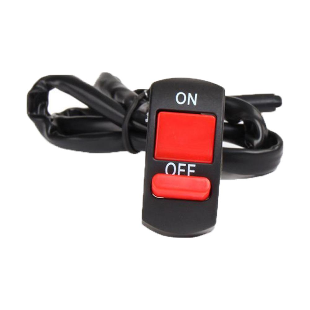 Motorcycle Handlebar Flameout Switch Motorbike ON OFF Button for Moto Bike Headlight Signal Lamp Universal Control Buttton 12V