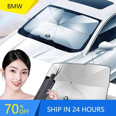X6 X7 Car Windshield Sunshade Umbrella Interior Parasol For 1 2 3 5 Series E90 GT X1 X2 X3 X4 X5 X6 Auto Protection Accessor