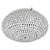 Turkish Glass Mosaic LED Round Ceiling Lamp - 10 Inches Modern Home Lighting Fixture.