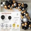 Birthday Arrangement Balloon Set Balloon Chain Black Gold Balloon Set Birthday Arrangement Package Balloon