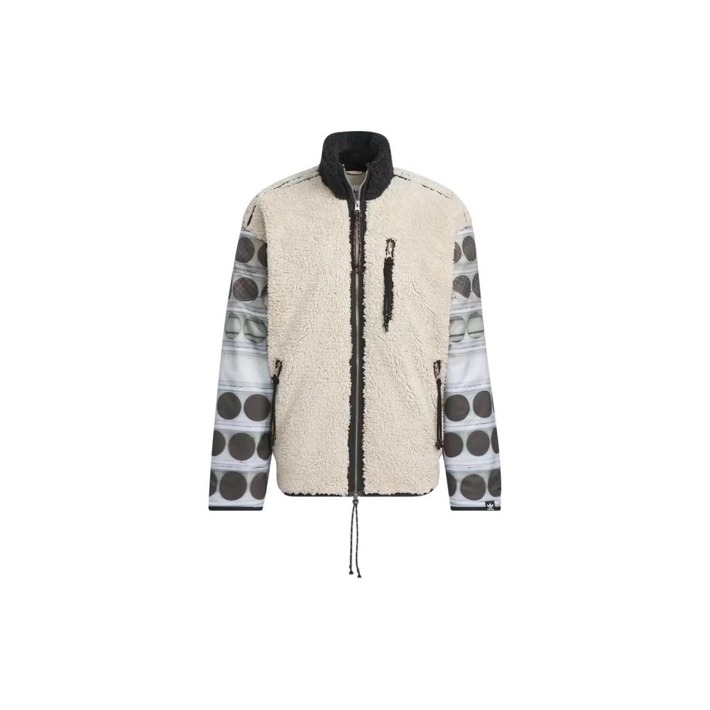 Adidas X Song for the Mute Fleece All Over Print Jackets Black Unisex Outerwear IY9514