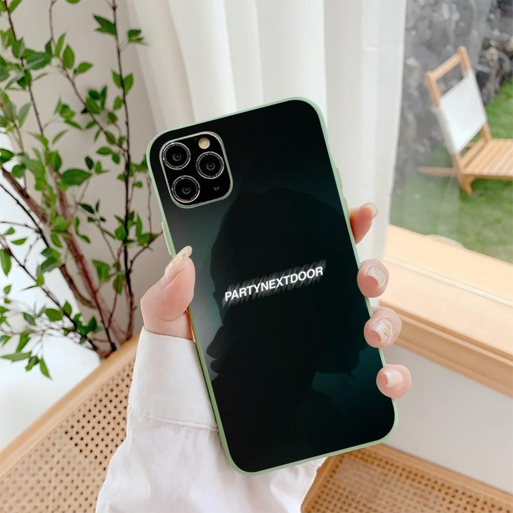 

P-Partynextdoor Rapper Phone Case For IPhone 14 11 12 13 Mini Pro Xs Max 8 7 6 6S Plus X XR Solid Candy Color Case iphone 13 pro