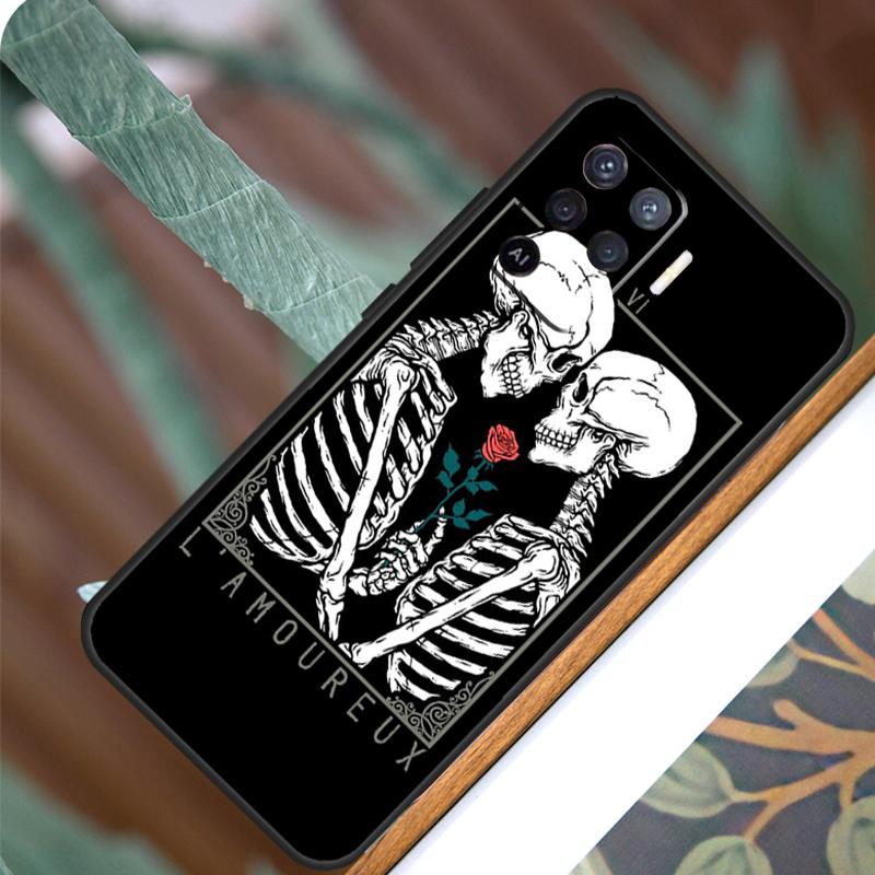 Death Tarot For OPPO A17 A16 A15 A79 A58 A78 A98 A74 A94 A77 A5 A9 A96 A76 A52 A72 A53S A54S A57S Case