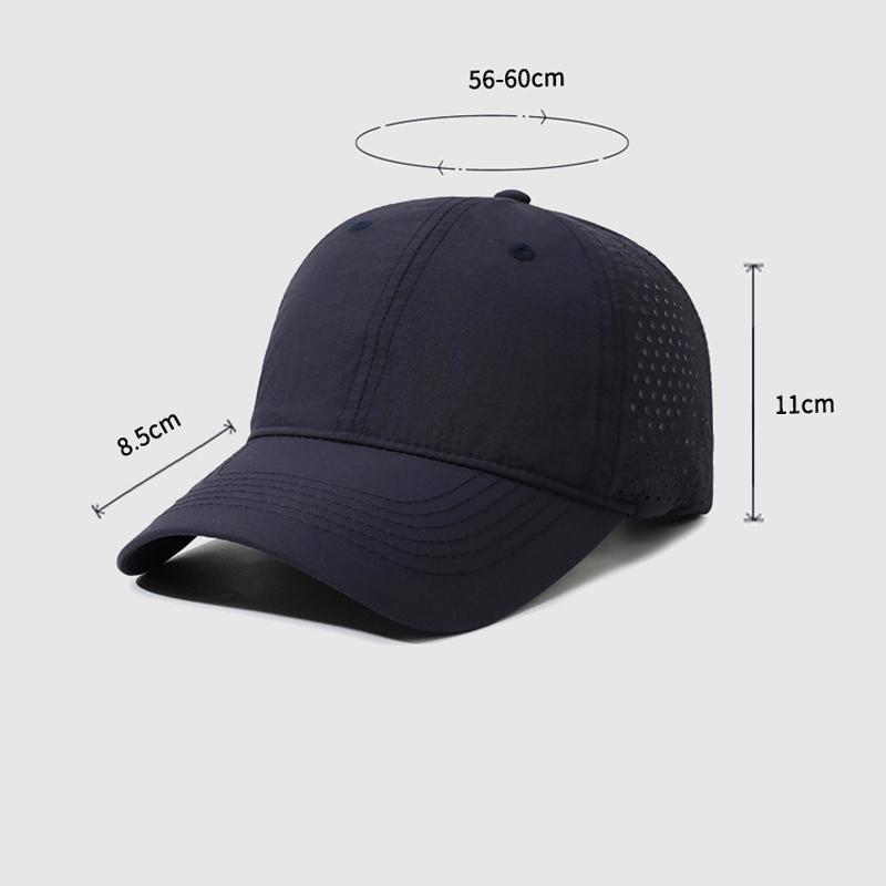 Summer Quick-Drying Breathable Baseball Cap Men's Sunscreen Cap Thin Sports Cap